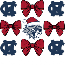 Load image into Gallery viewer, WC Warriors Holiday Bow (Kelly Green)