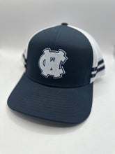 Load image into Gallery viewer, PRESALE : WC Logo LOW-PROFILE STRIPE TRUCKER CAP
