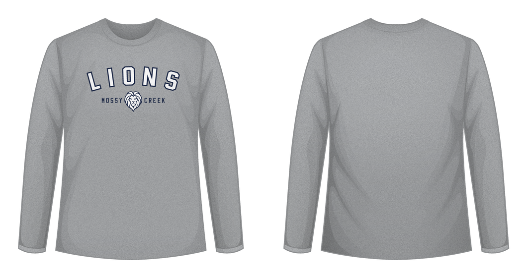 MCES Lions Long Sleeve Tee (Sports Grey)
