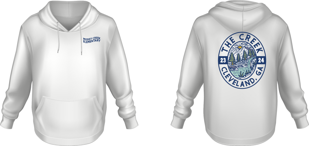 MCES The Creek Hoodie (White)