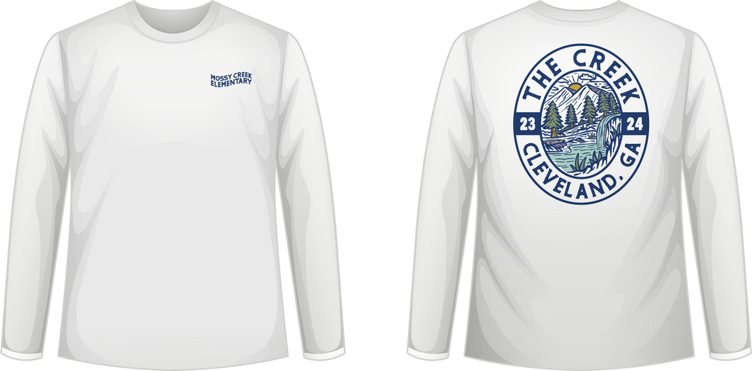 MCES The Creek Long Sleeve Tee (White)