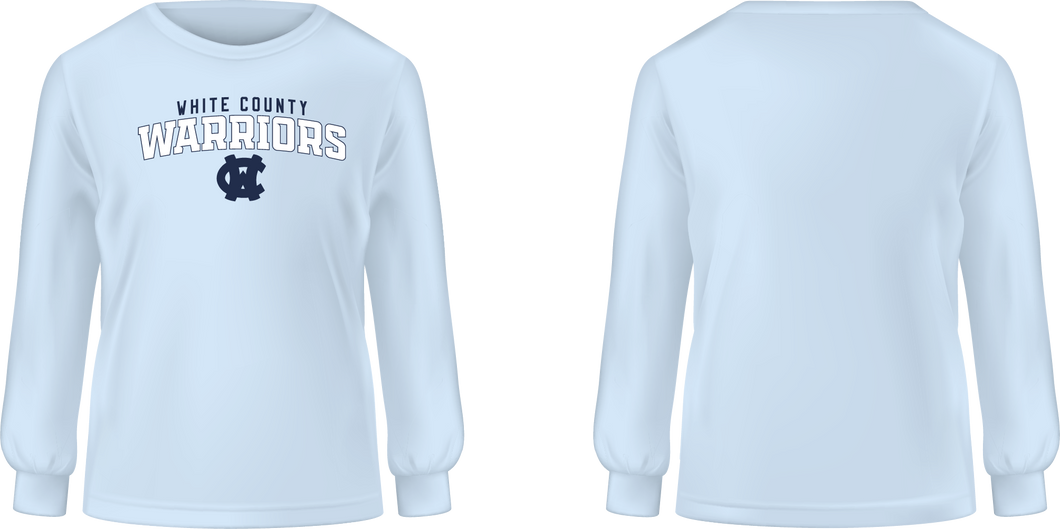 WC Warriors Comfort Colors Sweatshirt (Chambray Blue)
