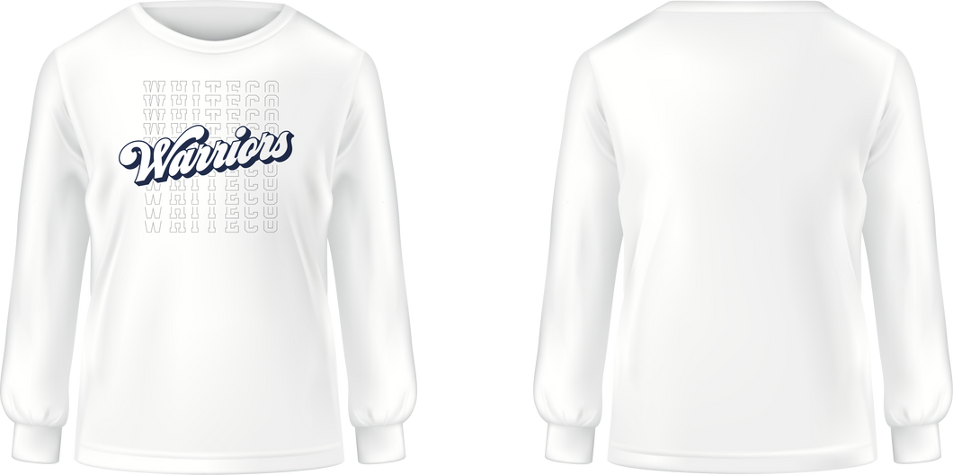Warriors Groovy Sweatshirt (White)