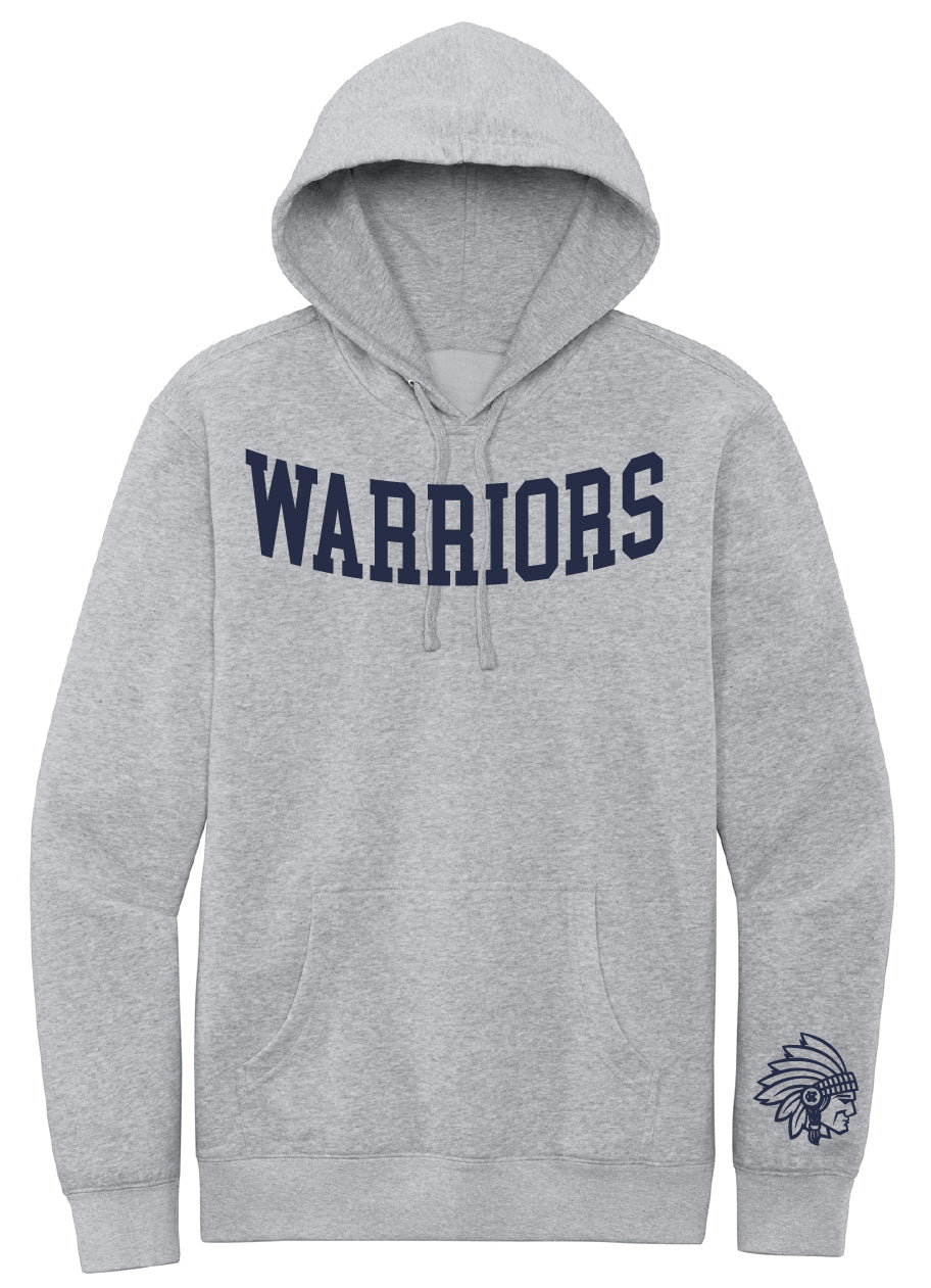 2026 Warriors Ringspun Fleece Hoodie (Light Grey Heather)