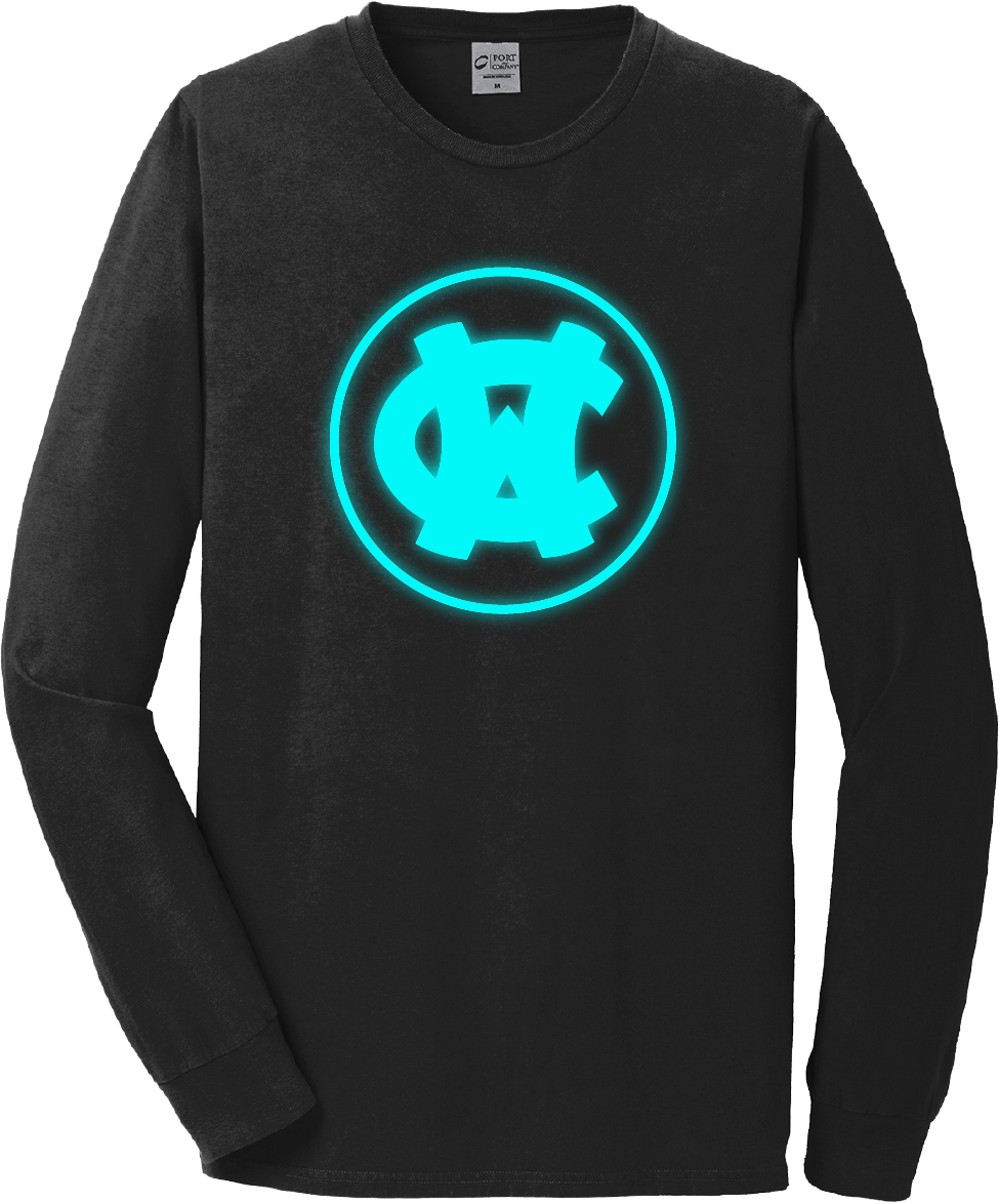 Warriors Neon Glow Long Sleeve Tee (Black)